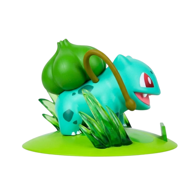 Figura de Bulbasaur con detalles cuidados y un acabado de calidad.