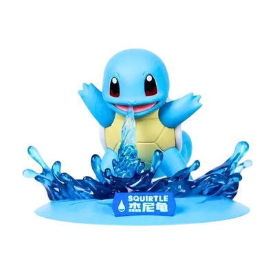 Figura de Squirtle inspirada en el universo Pokémon.