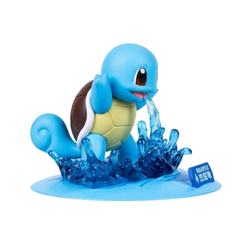 Figura de Squirtle con detalles cuidados y un acabado de calidad.