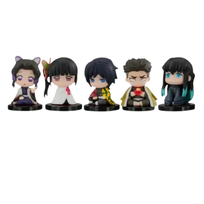 Figurines Demon Slayer 10 pièces avec différents personnages