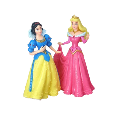 Ensemble de cinq figurines Disney détaillées