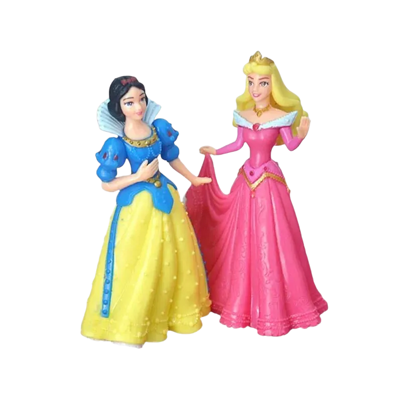 Ensemble de cinq figurines Disney détaillées
