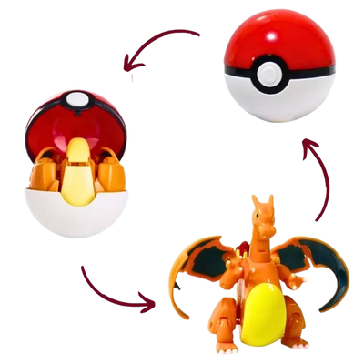 Figura de Charizard de Pokémon con un diseño detallado y cuidado.