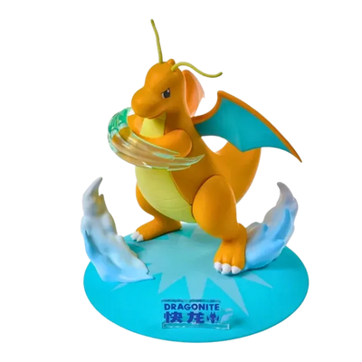 Figurine Dracolosse inspirée de l’univers Pokémon.
