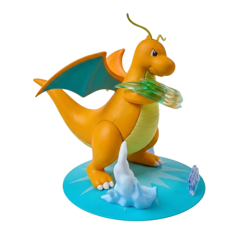 Figura de Dragonite, el famoso Pokémon de tipo Dragón.