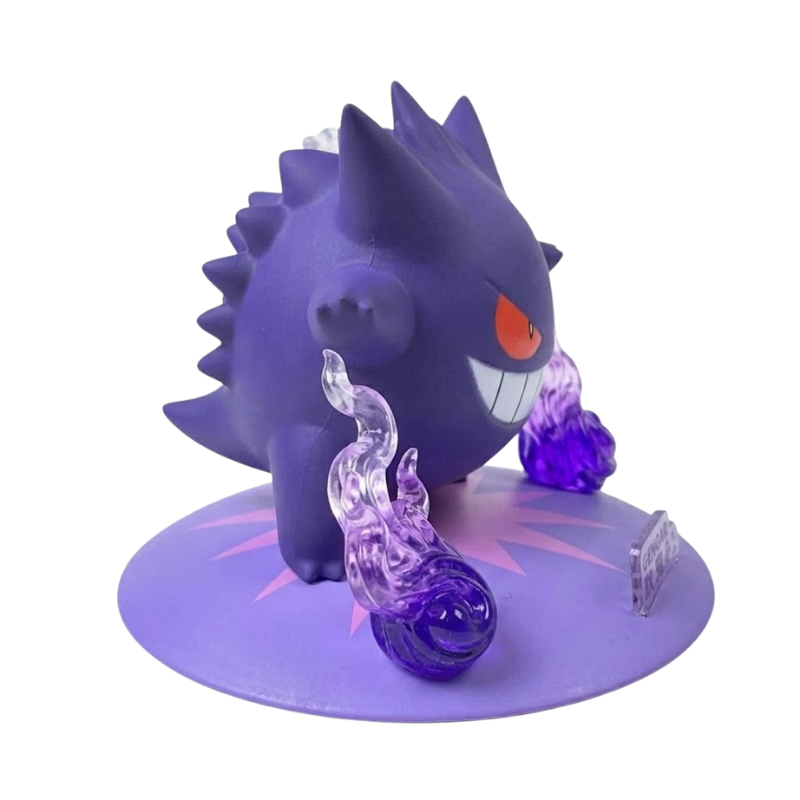 Figura de Gengar, el famoso Pokémon de tipo Fantasma.
