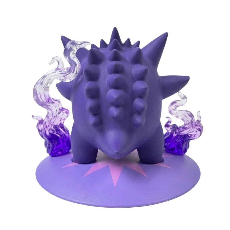 Figura coleccionable de Gengar del universo Pokémon.