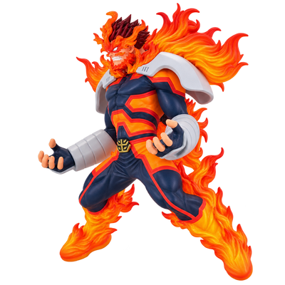 Figura de Enji Todoroki, personaje emblemático de My Hero Academia