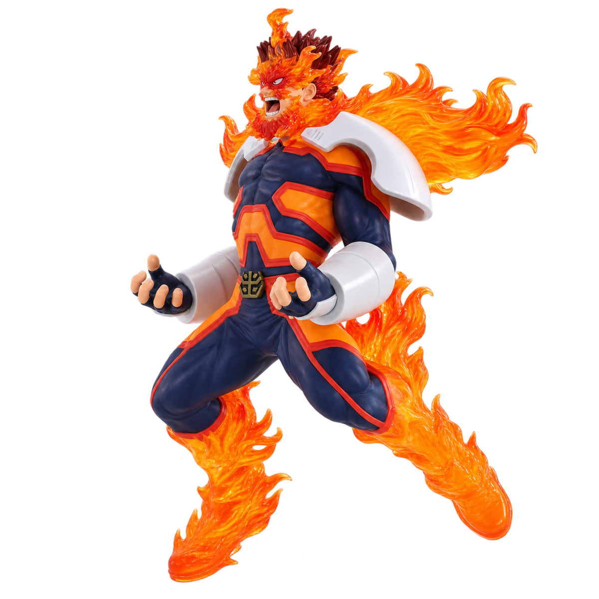 Figura de Enji Todoroki de My Hero Academia con detalles realistas para coleccionistas