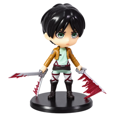 Figurines Eren Jaeger édition collector 6 pièces