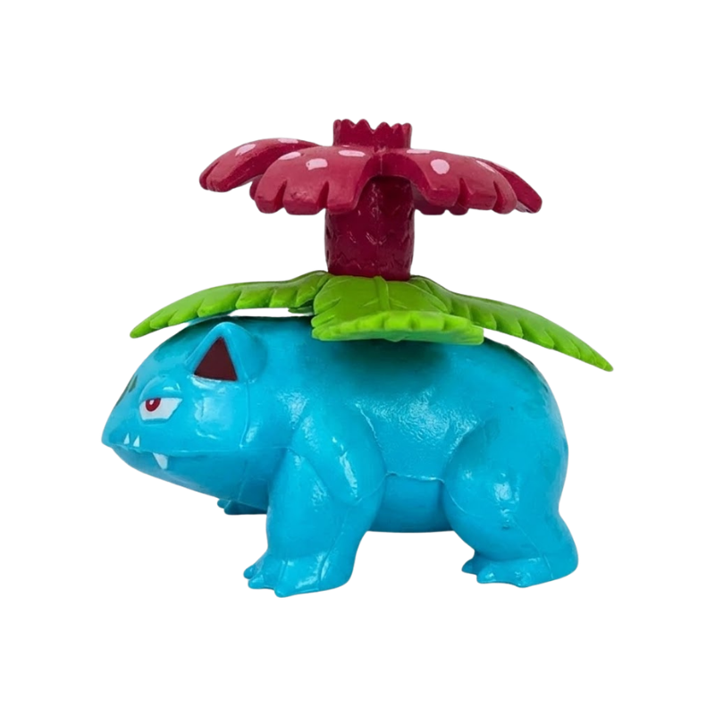 Figurine de collection Florizarre Pokémon avec des détails soignés et des couleurs fidèles.