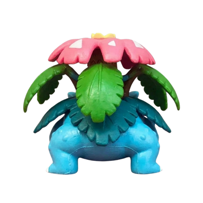 Figurine Florizarre inspirée du personnage emblématique de l’univers Pokémon.