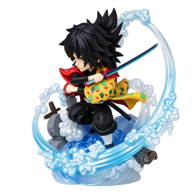 Figurine Giyu Tomioka de Demon Slayer vue de face
