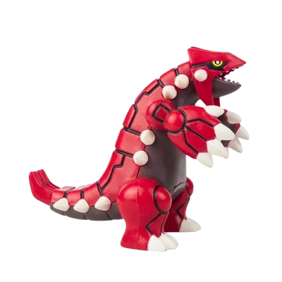 Figura de Groudon con detalles cuidados y un acabado de calidad.