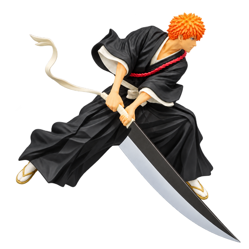 Figura de Ichigo Kurosaki, el famoso héroe de Bleach.