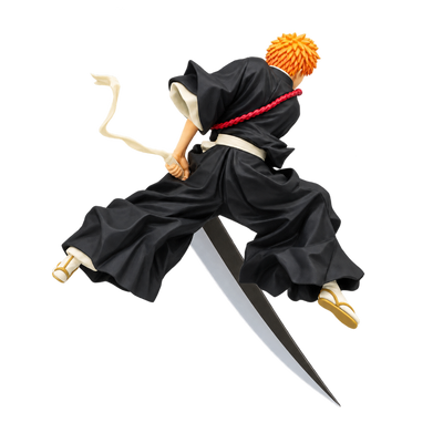 Figura de Bleach que representa a Ichigo Kurosaki en una pose emblemática.