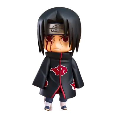 Figura adorable de Itachi Uchiha de estilo kawaii