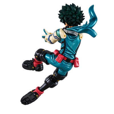 Figura de My Hero Academia que representa a Izuku Midoriya en una pose dinámica.