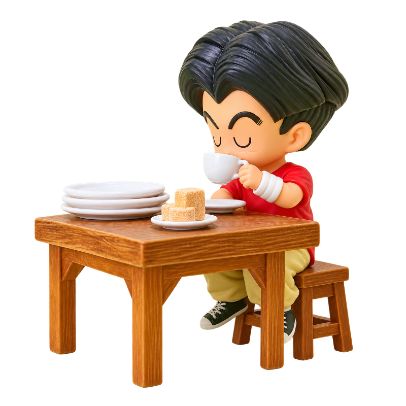 Dragon Ball Z Krillin Dinner character statue