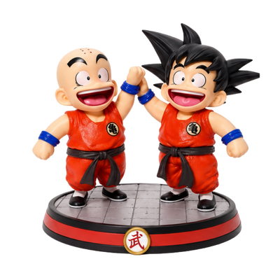 Krillin and Son Goku Dragon Ball Z figurine