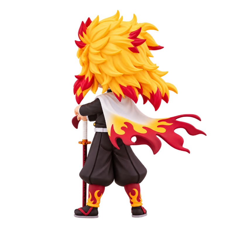 Figurine Kyojuro Rengoku représentant le personnage emblématique de l’anime
