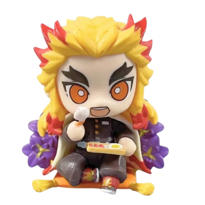 Figurine Kyojuro Rengoku Kawaii de Demon Slayer vue de face