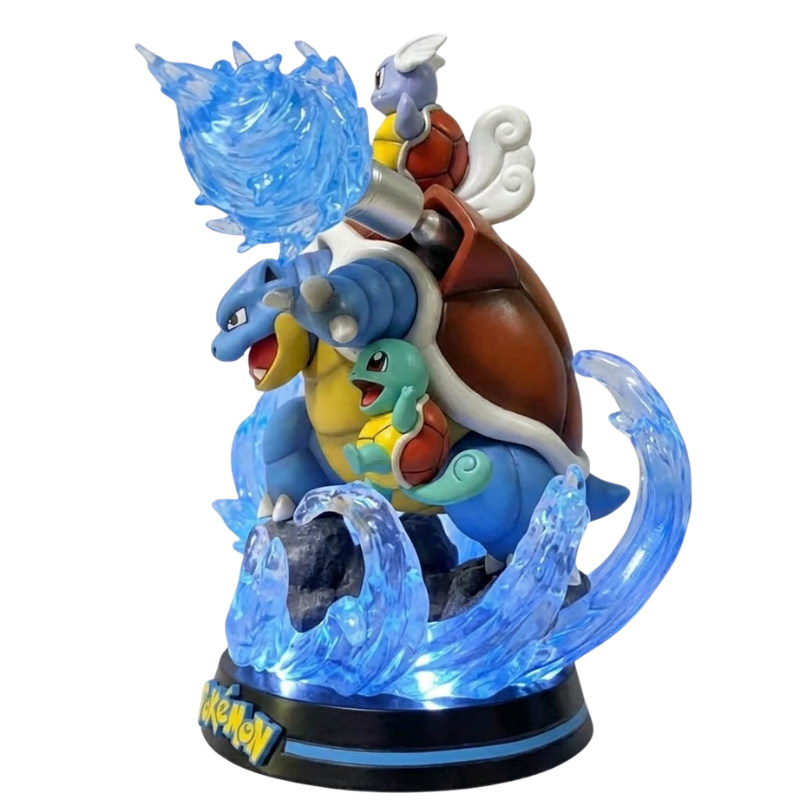 Figura de Blastoise de Pokémon con iluminación LED