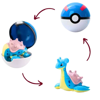 Figura de Lapras de Pokémon con un diseño detallado y cuidado.
