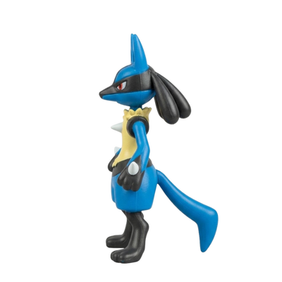 Figura de Lucario, el famoso Pokémon de tipo Lucha y Acero.