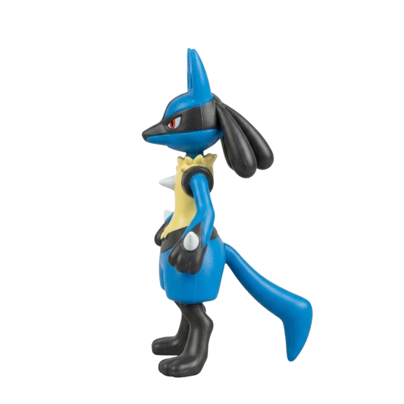Figura de Lucario, el famoso Pokémon de tipo Lucha y Acero.
