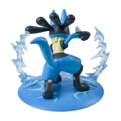 Figurine Pokémon Lucario idéale pour les collectionneurs et les passionnés de Pokémon.