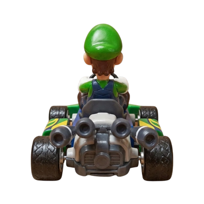 Figura de Luigi Mario Kart con un acabado detallado para coleccionistas.