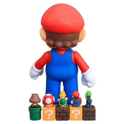 Figura de Super Mario que representa a Mario en una pose emblemática.