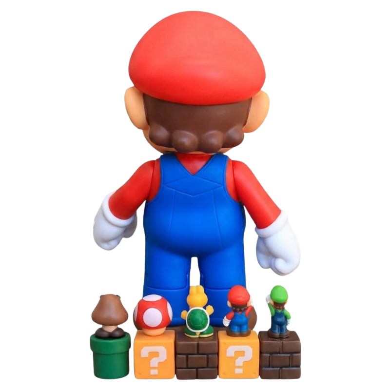 Figura de Super Mario que representa a Mario en una pose emblemática.