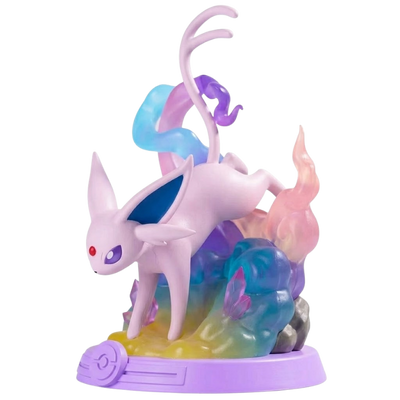 Figura de Espeon, el famoso Pokémon de tipo Psíquico.