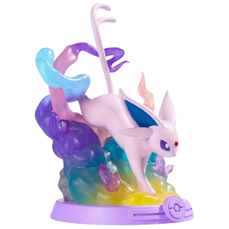 Figura de Espeon con detalles cuidados y un acabado de calidad.
