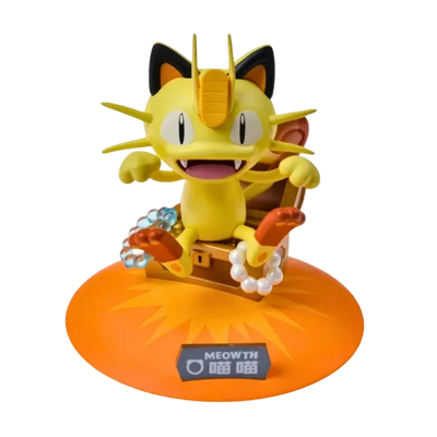 Figurine Miaouss inspirée de l’univers Pokémon.