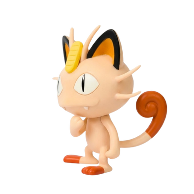 Figurine Pokémon Miaouss représentant le célèbre Pokémon de type Normal.