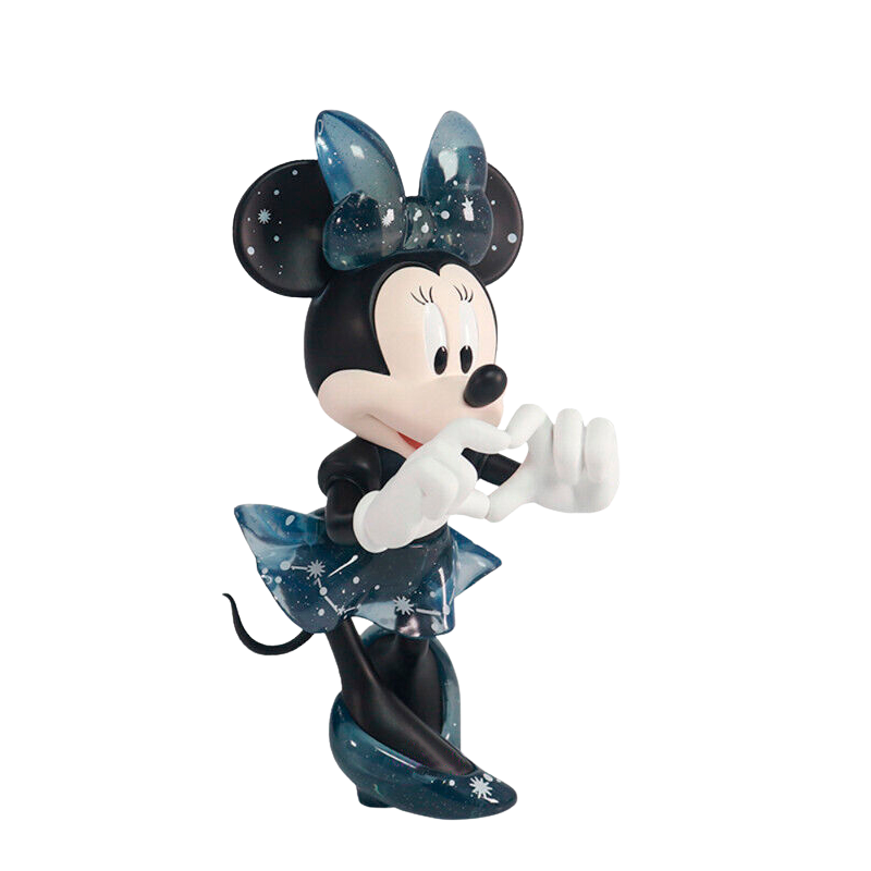 Figura decorativa de Minnie Mouse negra de Disney
