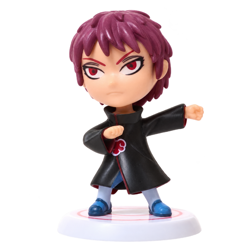 Lote de 11 figuras con los miembros emblemáticos de Akatsuki.