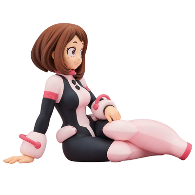 Figurine de collection Ochaco Uraraka issue de l’univers My Hero Academia.