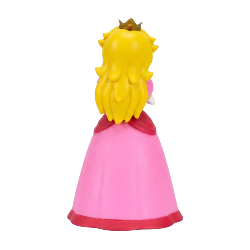 Figura de Super Mario que representa a Peach en una pose emblemática.