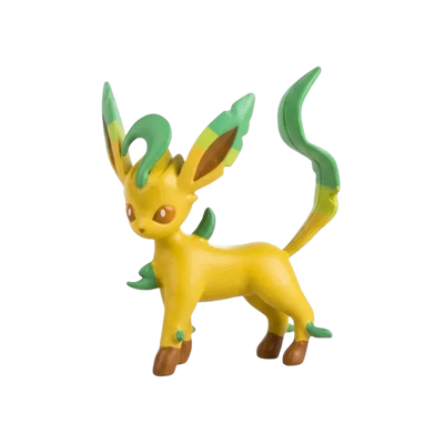 Figura de Leafeon, el famoso Pokémon de tipo Planta.