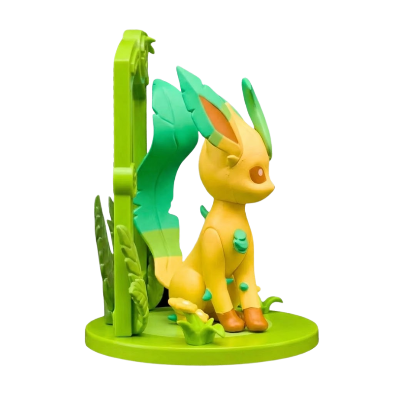 Figura decorativa de Leafeon inspirada en Pokémon