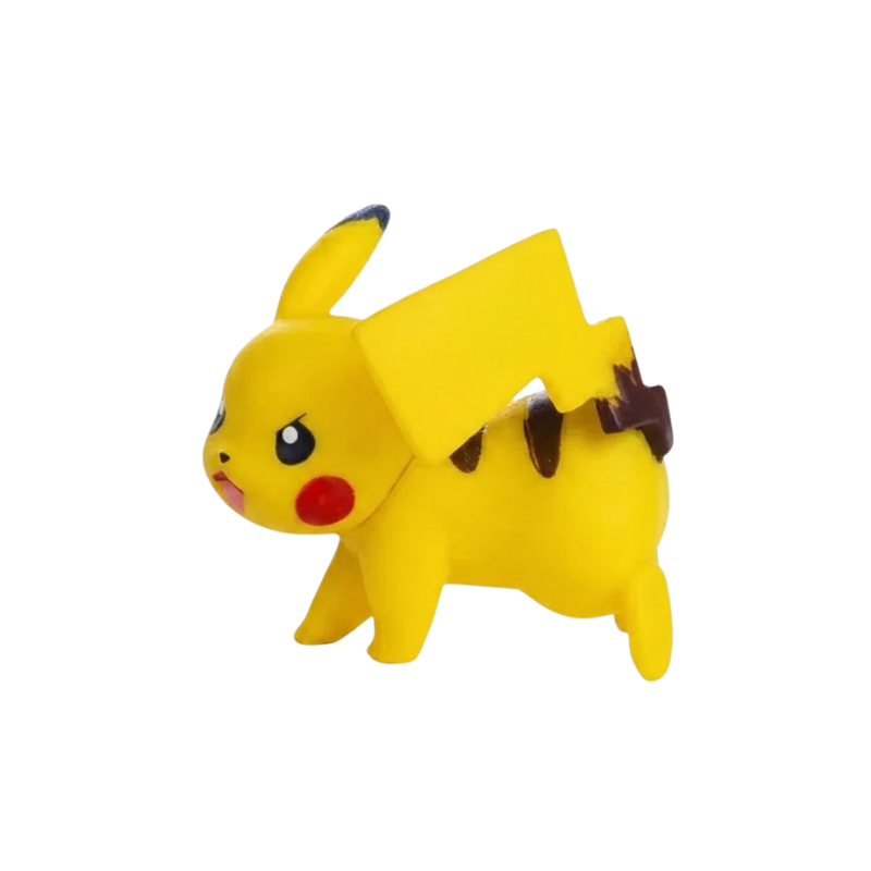 Figurine de collection Pikachu Pokémon avec des détails soignés et des couleurs éclatantes.