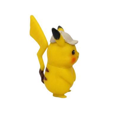 Figurine de collection Pikachu Pokémon avec des détails soignés et des couleurs vives.