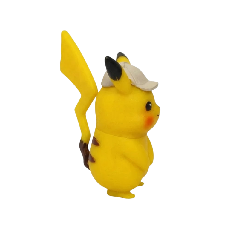 Figurine de collection Pikachu Pokémon avec des détails soignés et des couleurs vives.