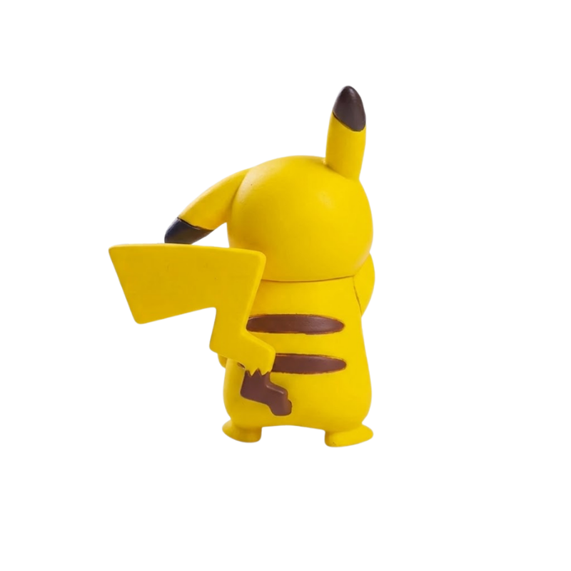 Figurine de collection Pikachu Pokémon avec des détails soignés et des couleurs vives.