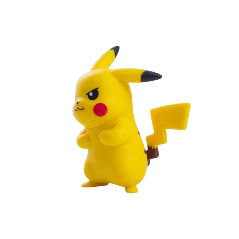 Figurine Pikachu inspirée du célèbre personnage de l’univers Pokémon.