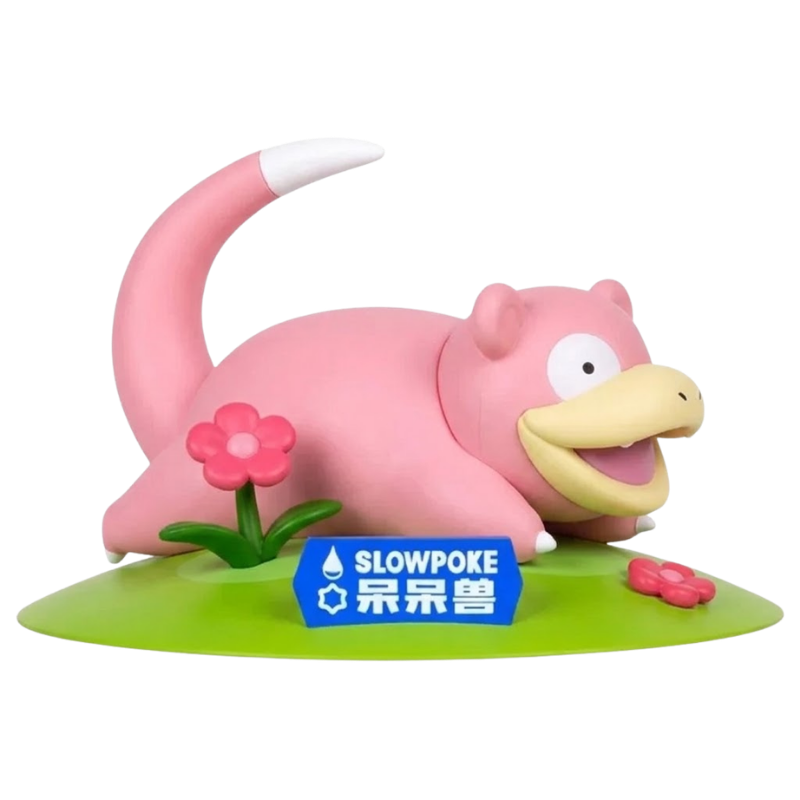 Figura de Slowpoke, el famoso Pokémon de tipo Agua y Psíquico